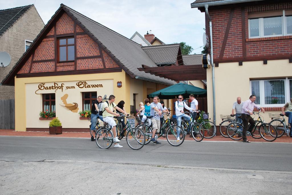 Gasthof Zum Slawen Vetschau Exterior foto