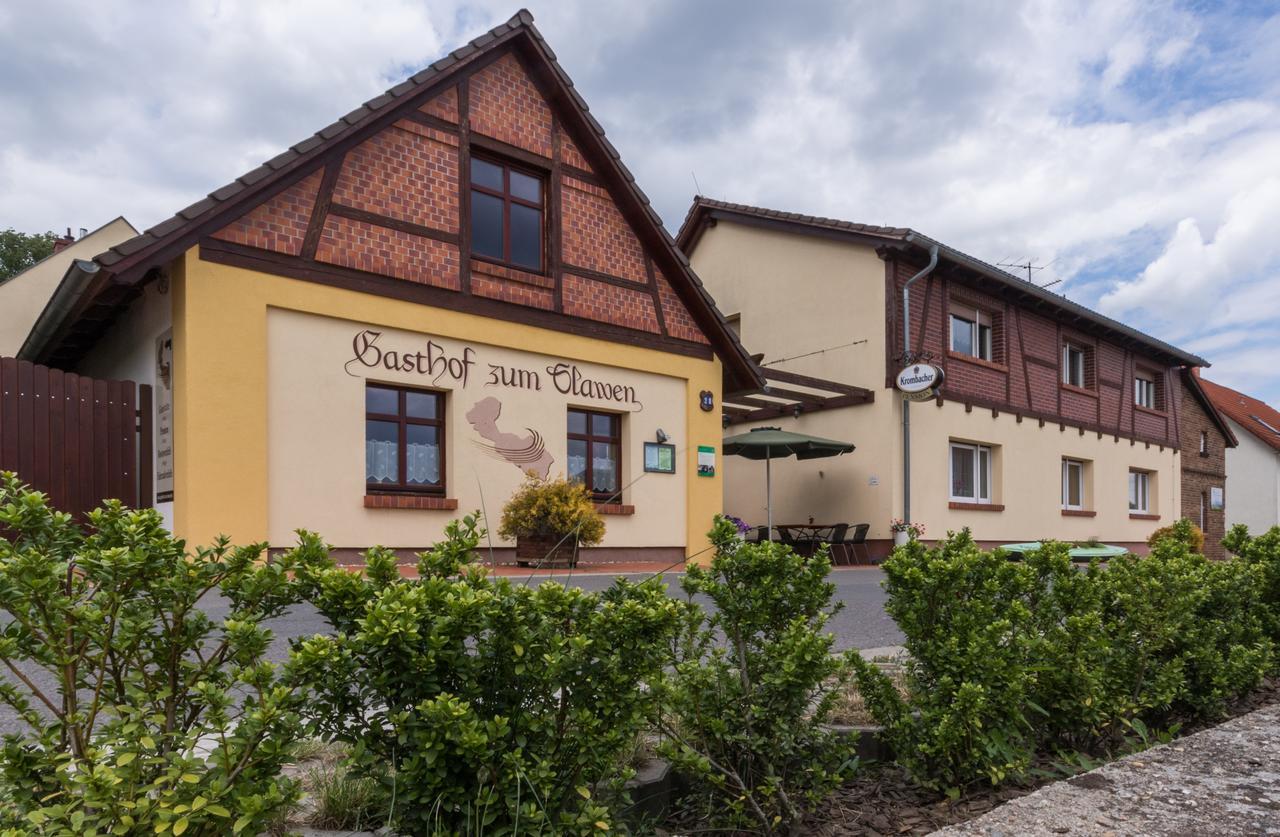 Gasthof Zum Slawen Vetschau Exterior foto